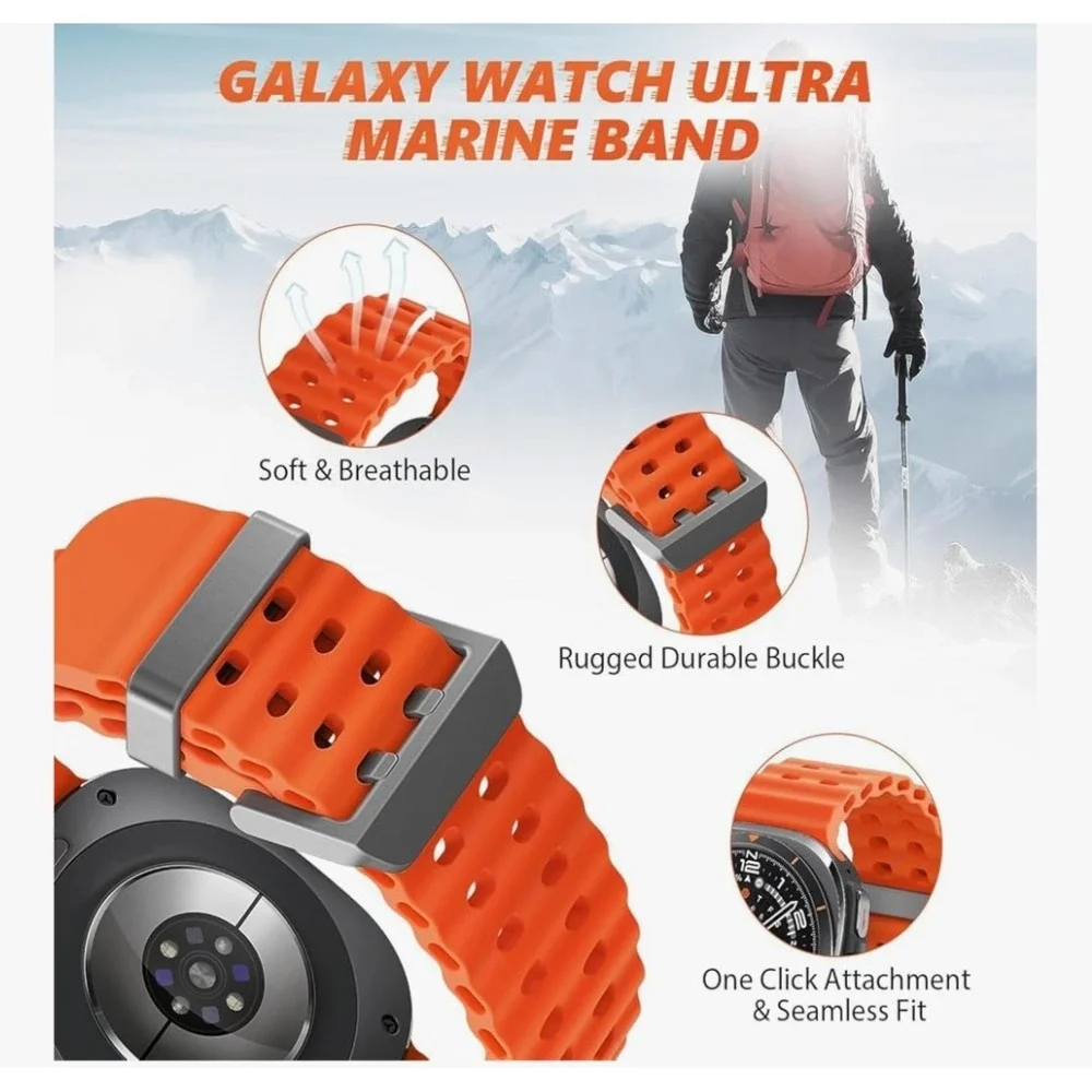 Sport Watch Bands Unisex S/M/L Multicolor‎ 6-Pack Silicone Straps Galaxy